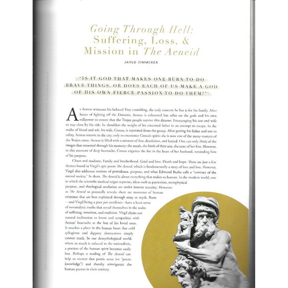 Evangelization Culture Journal of the Word on Fire #9 Poetry Autumn 2021 - Picture 7 of 7